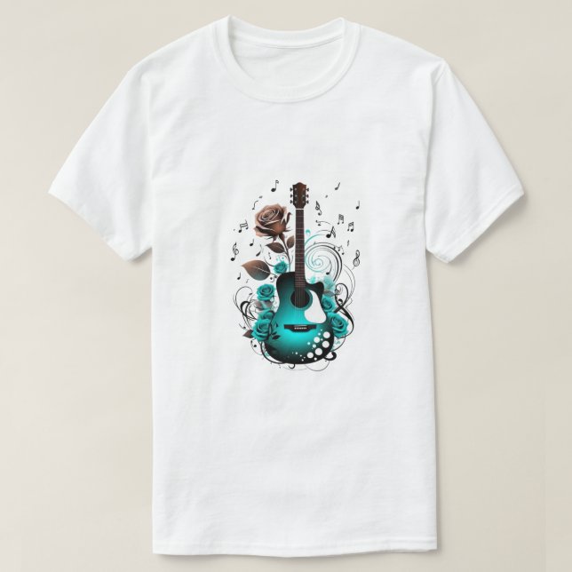 Sundar Gitarr  T Shirt (Design framsida)