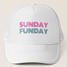 Sunday Funday Funny Personalize Keps