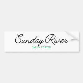 Sunday River Maine Bildekal