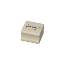 Sunday Weekday Journal Design Stämpel