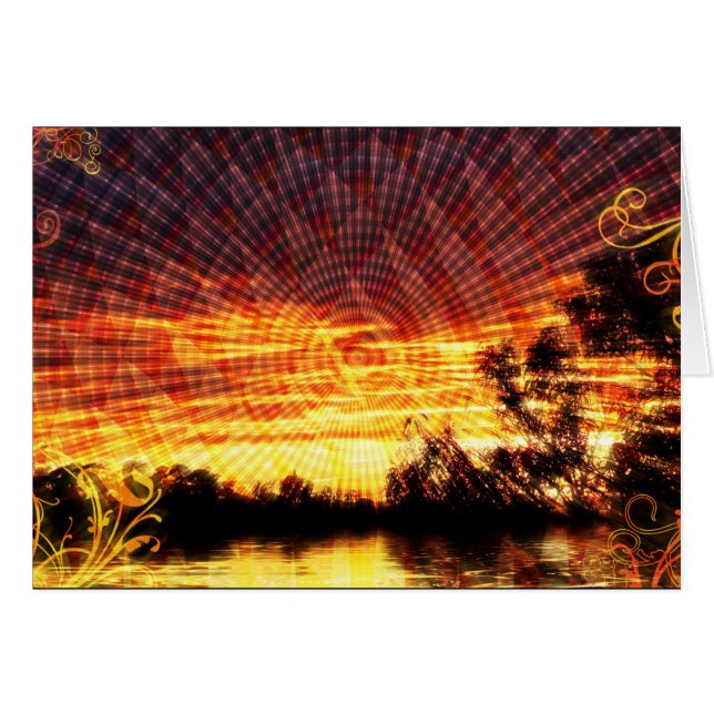 SUNDECOR-kort Hälsningskort (Framsidan Horizontal)