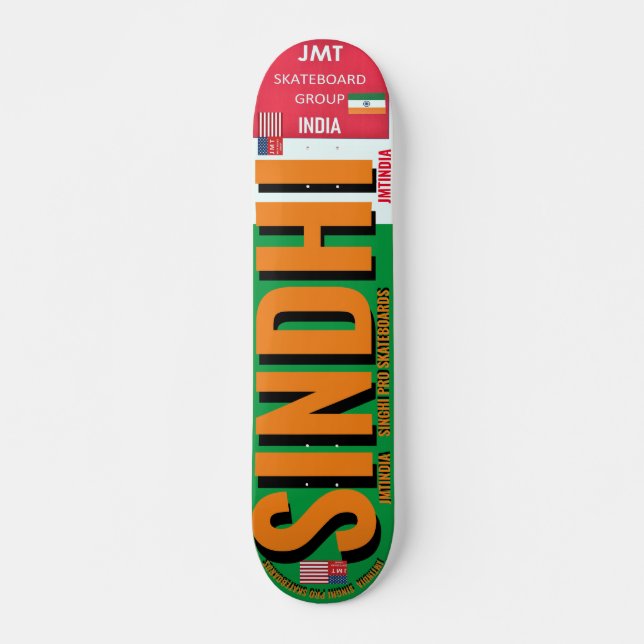 SUNDHI JMT INDIA 7 3/4-tums Skateboard Deck (Framsida)