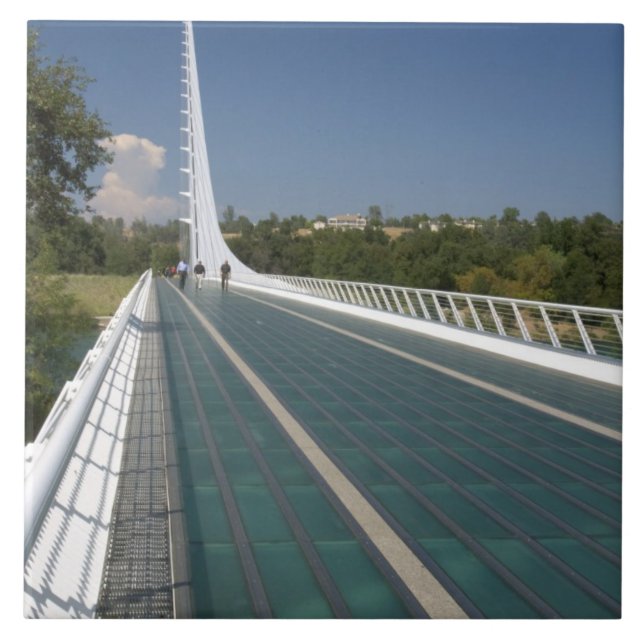 Sundial Bridge på Turtle Bay Kakelplatta (Framsidan)