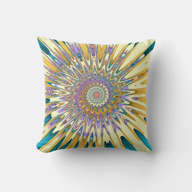 Sundial Fractal Kudde (Framsida)