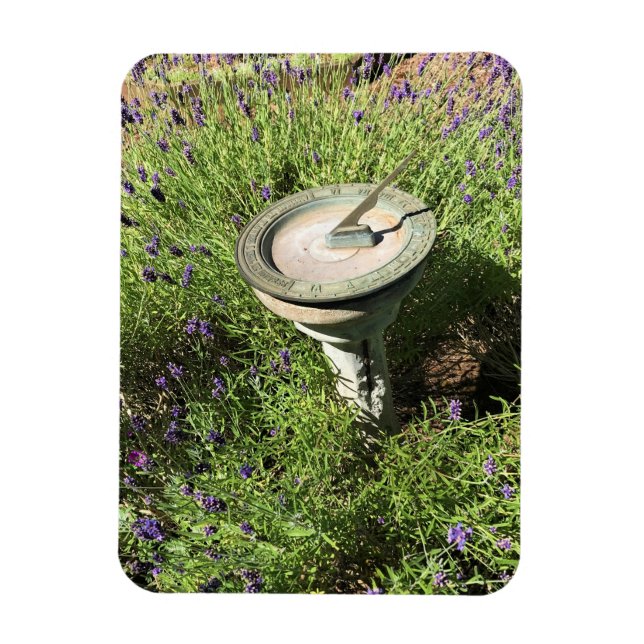 Sundial in Lavender Magnet (Vertikal)