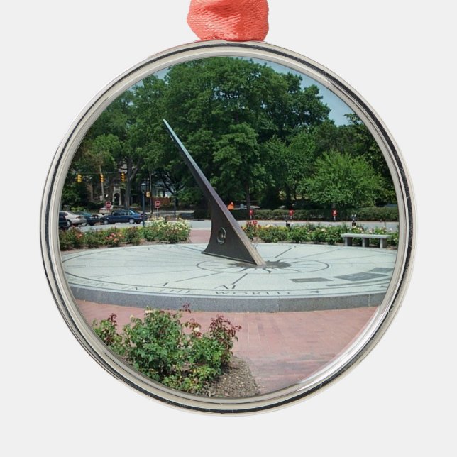 Sundial på den Morehead planetariumen, Chapel Julgransprydnad Metall (Framsidan)