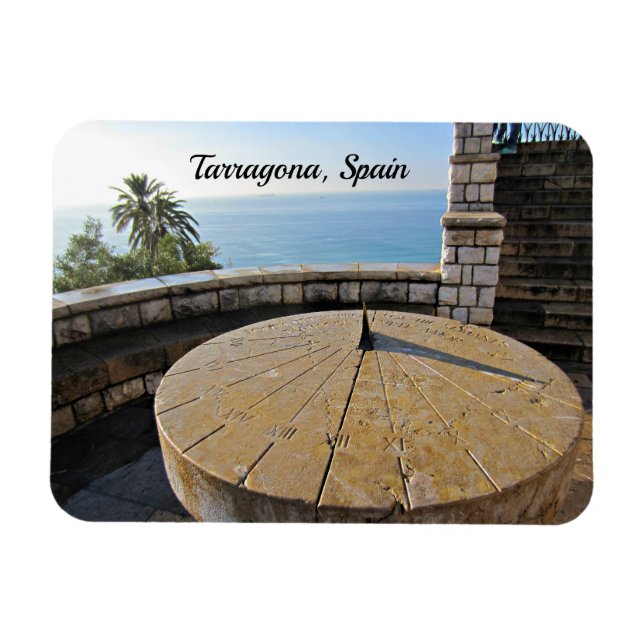 Sundial, Tarragona, Spanien Magnet (Horisontell)