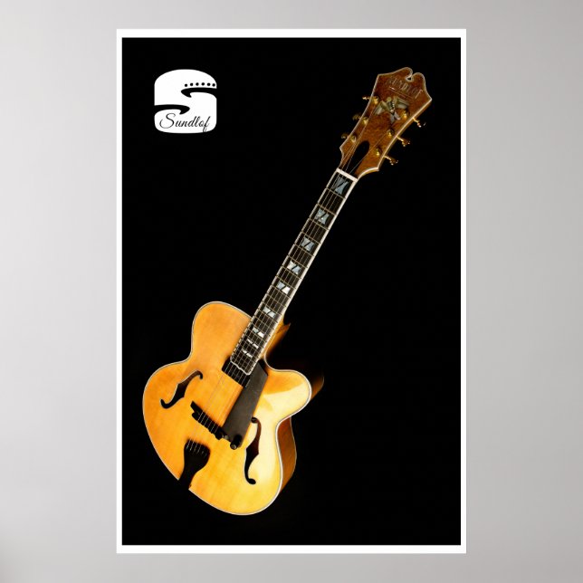 Sundlof Guitars Archtop Poster (Framsidan)