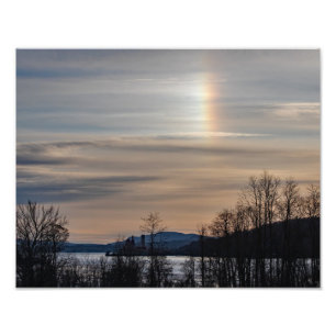 Sundog över Hudson Fototryck