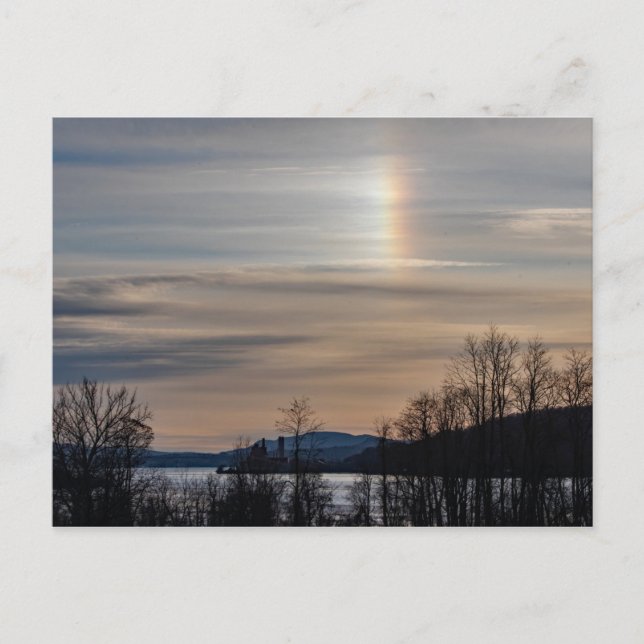 Sundog over Hudson Vykort (Framsida)