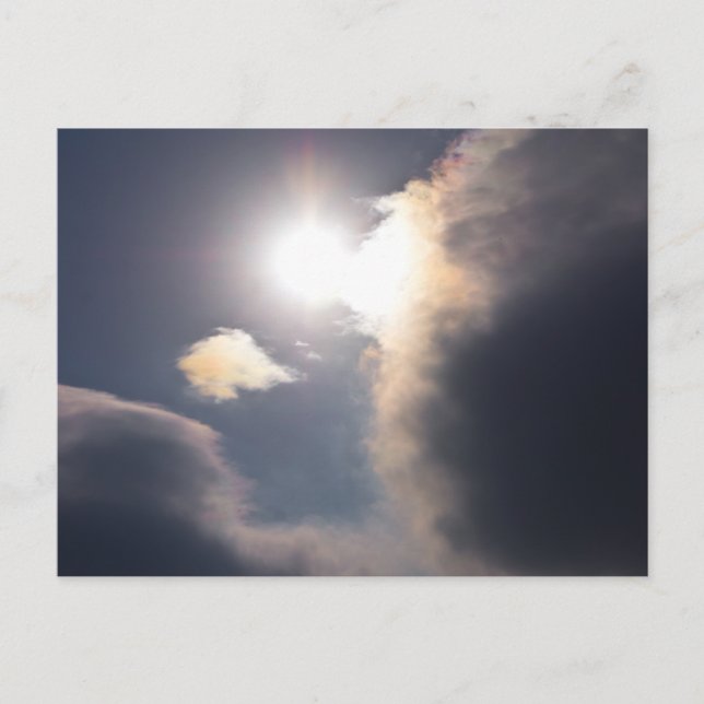 Sundog Rainbow Cloud Burst Apparel och presenter Vykort (Framsida)