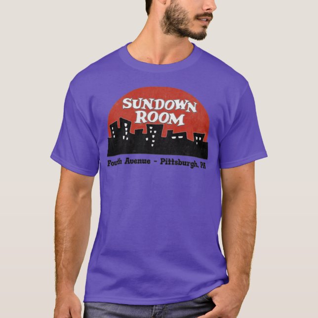 Sundown Room - Pittsburgh, PA T Shirt (Framsida)