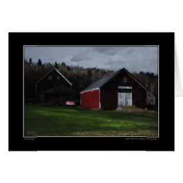 Sundown Tvätta Line i Jefferson, NH Hälsningskort