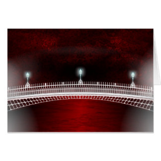 SUNDOWNEN ÖVER HAPENNYEN ÖVERBRYGGAR HÄLSNINGSKORT