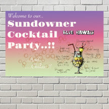 Sundowner Blue Hawaii Cocktail Party