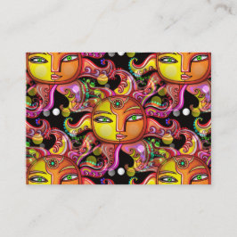 Sunface Celestial Affärskort Visitkort