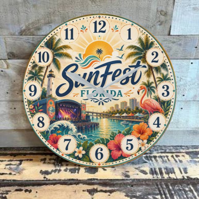 SunFest Florida Tropical Music Festival  Stor Klocka (Skapare uppladdad)