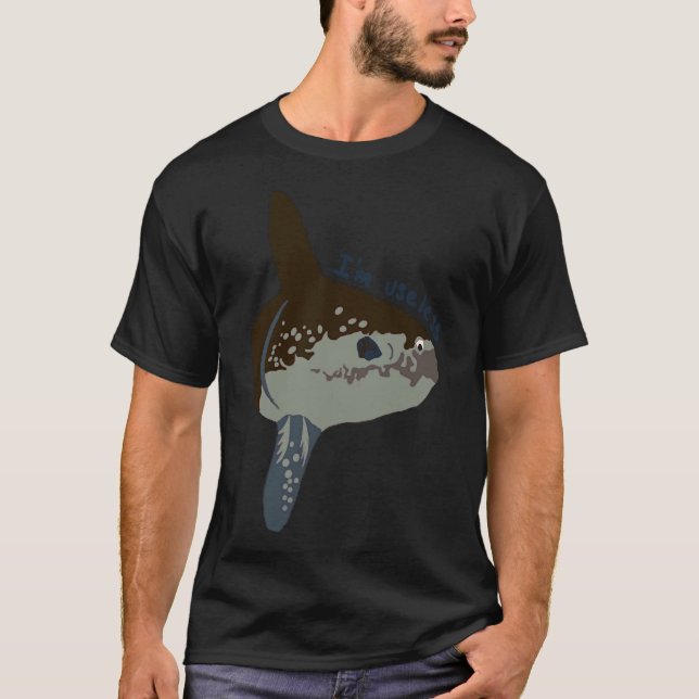 Sunfish I'm Useless T Shirt (Framsida)