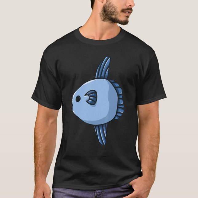 Sunfish Ocean Sunfish Common Mola Mola Mola Fish T Shirt (Framsida)
