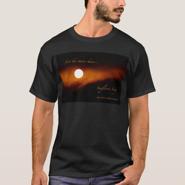 Sunflare - Låt musiken skina T-Shirt (Framsida)