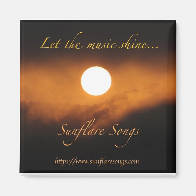 Sunflare Sång - Let Shine - Magnet (Framsidan)