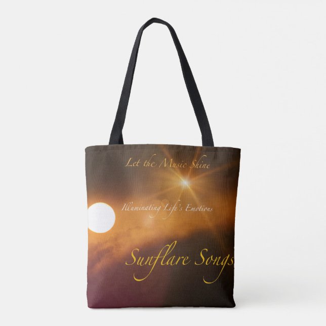 Sunflare Songs Totebag Tygkasse (Baksida)
