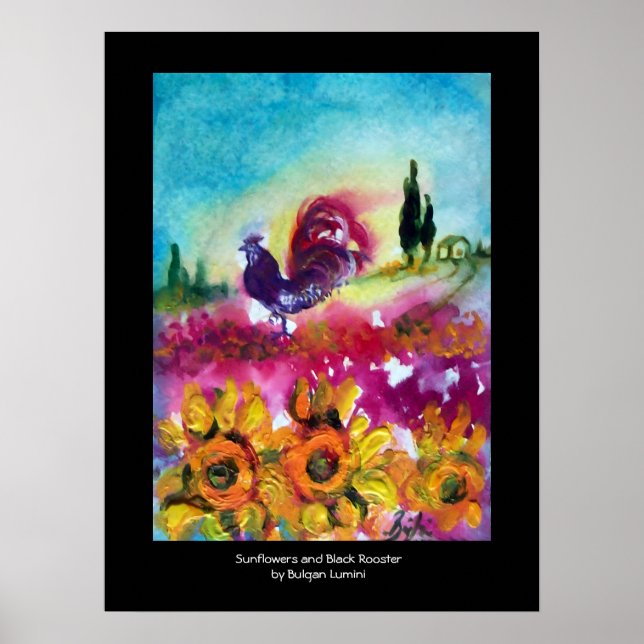 SUNFLÖDEN, POPIER OCH SVART TUPP POSTER (Framsidan)