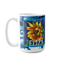 Sunflower at Night Flower Floral Personalized