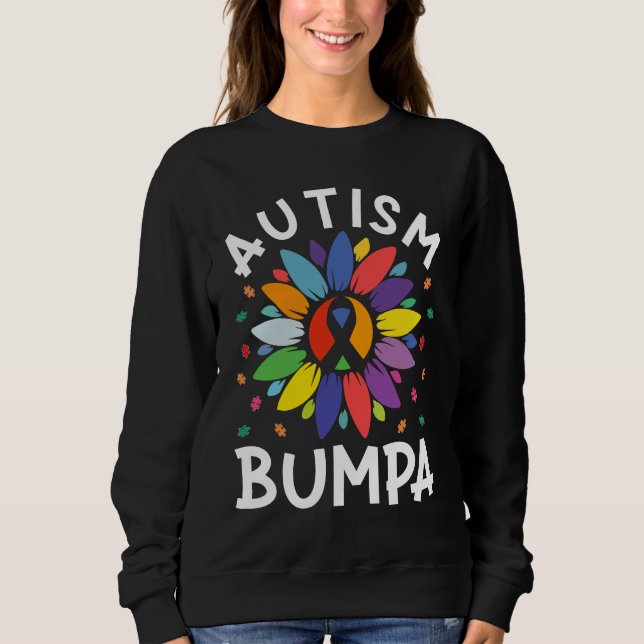 Sunflower Autism Awareness Day Matching Family Aut T Shirt (Framsida)