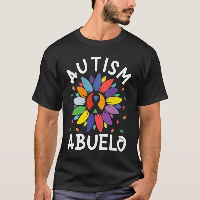 Sunflower Autism Awareness Day Matching Family Aut T Shirt (Framsida)