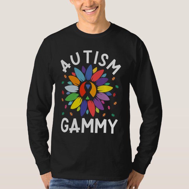 Sunflower Autism Awareness Day Matching Family Aut T Shirt (Framsida)