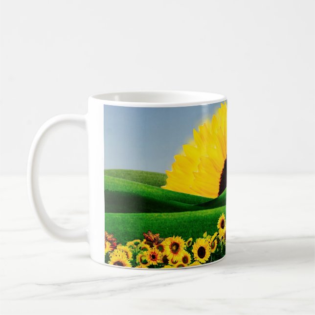 SUNFLOWER BACKE KAFFEMUGG (Vänster)