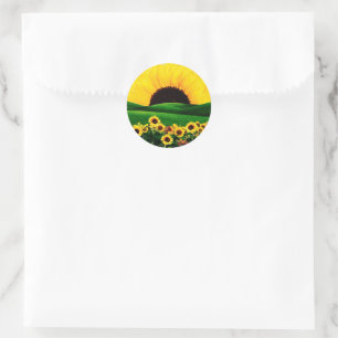 SUNFLOWER BACKE RUNT KLISTERMÄRKE
