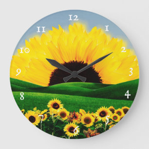 SUNFLOWER BACKE STOR KLOCKA