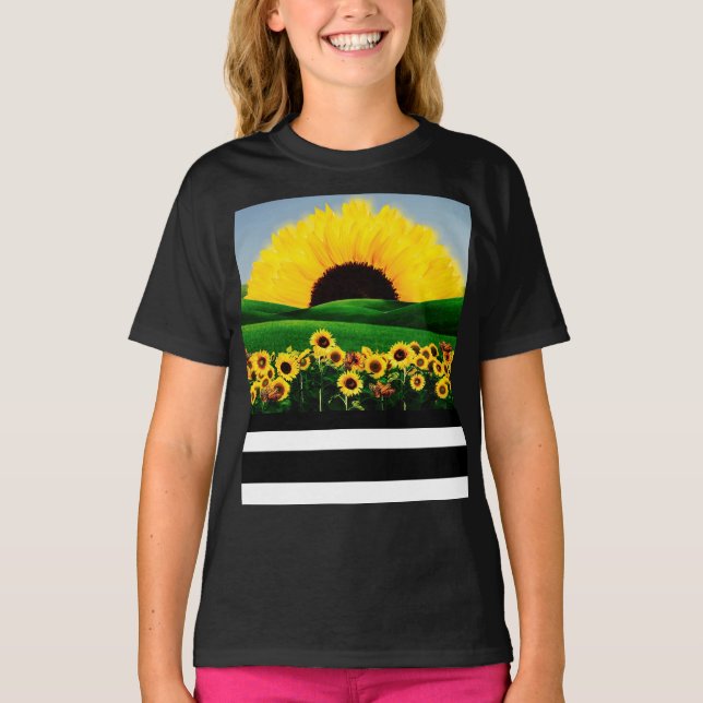 SUNFLOWER BACKE T SHIRT (Framsida)