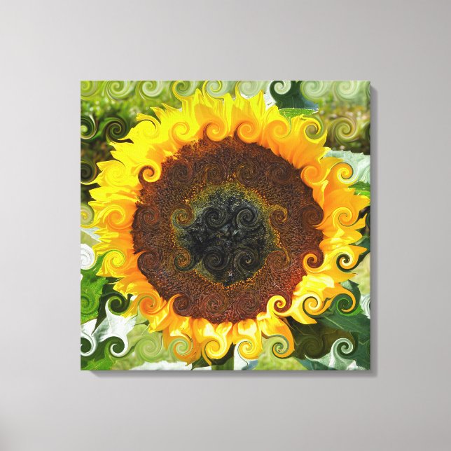 SUNFLOWER CANVASTRYCK (Framsida)