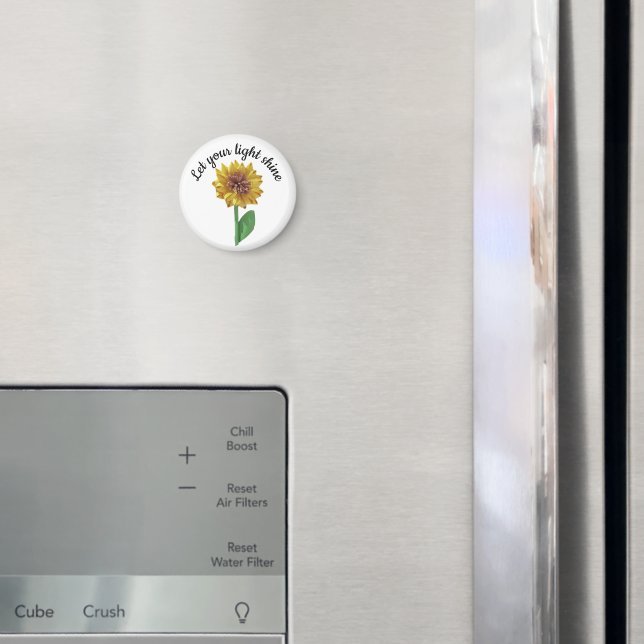 Sunflower christian magnet (In Situ (Fridge))