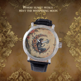 Sunflower Crescent Queen  Armbandsur