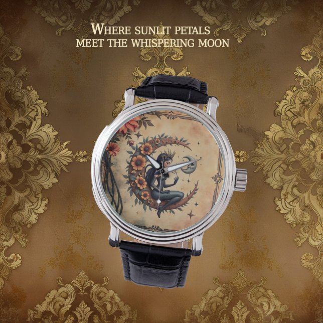 Sunflower Crescent Queen  Armbandsur (Skapare uppladdad)