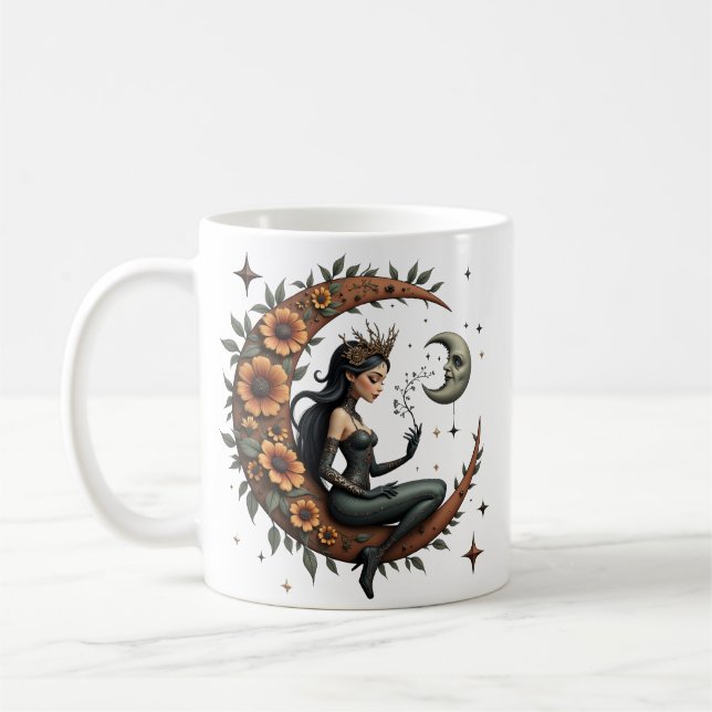 Sunflower Crescent Queen  Kaffemugg (Vänster)
