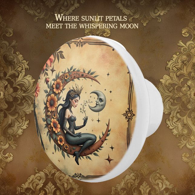 Sunflower Crescent Queen Knopp (Skapare uppladdad)