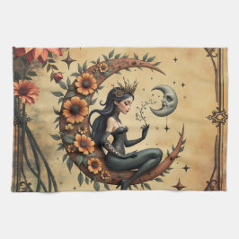 Sunflower Crescent Queen  Kökshandduk