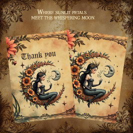 Sunflower Crescent Queen  Tack Kort