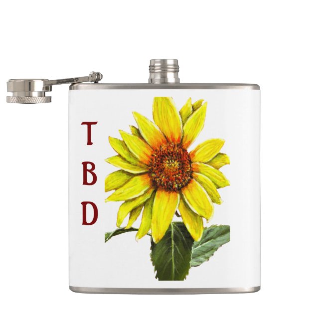 Sunflower Flask Fickplunta (Öppnad)
