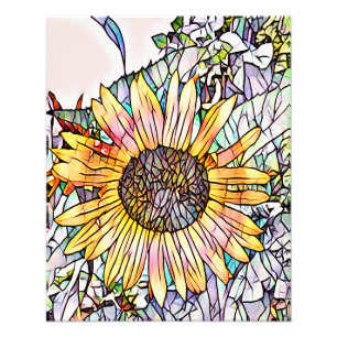 SUNFLOWER FOTOTRYCK