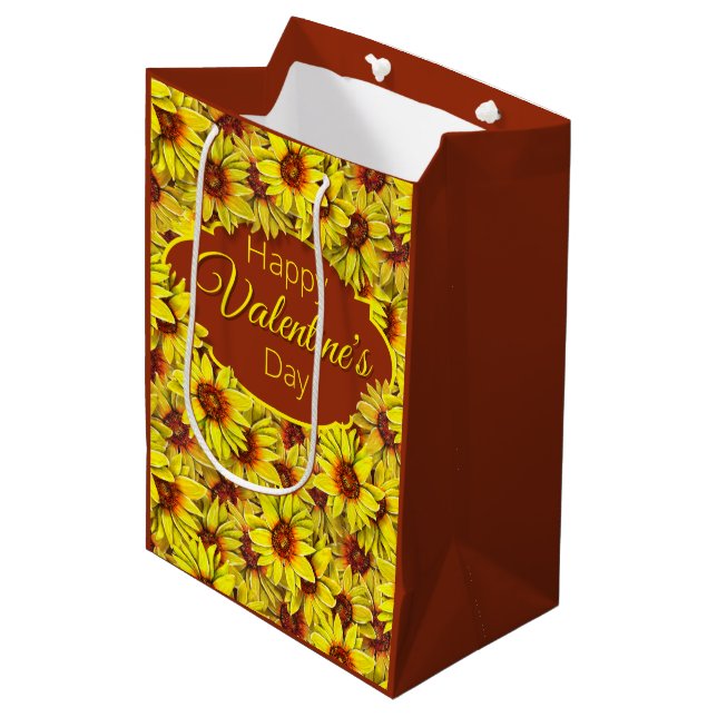 Sunflower Gift Bag (Framsidan Vinklad)