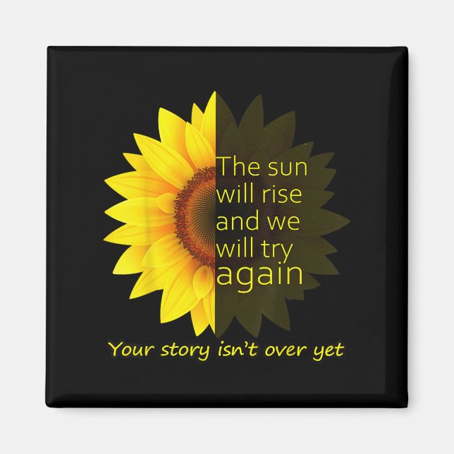 Sunflower Hope  Magnet (Framsidan)