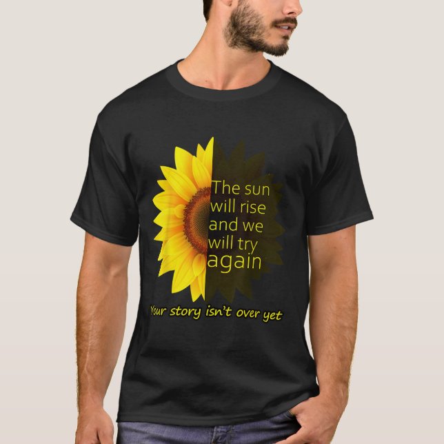 Sunflower Hope  T Shirt (Framsida)