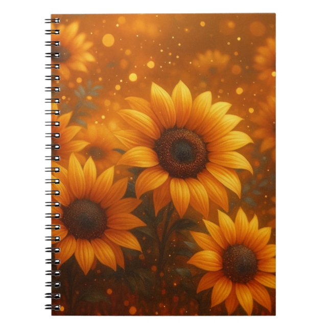 Sunflower Journal Anteckningsbok (Framsidan)