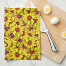 Sunflower Kitchen Towel